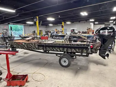 2019 Mercury Monark 1650 W/Mercury 40 4 Strk