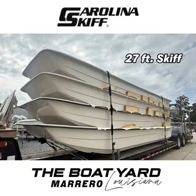 2027 NEW CAROLINA SKIFF 2790 FLAT Crabbing Camp Utility Boat For Sale