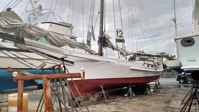 1904 SkipJack Virginia W #12 oyster boat sailboat