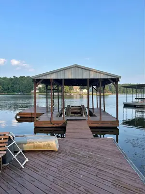 Lake of Egypt Dock for Sale — Covered Slip + Swim Platform