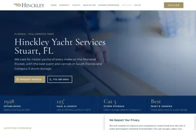 Hinckley Yacht Services Stuart, FL