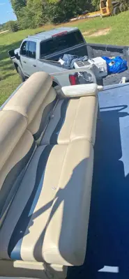 Palm Beach tritoon pontoon 22’ 115 Mercury