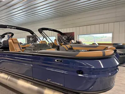 2027 Sylvan X3 Ulz Platinum Tritoon Mercury 150
