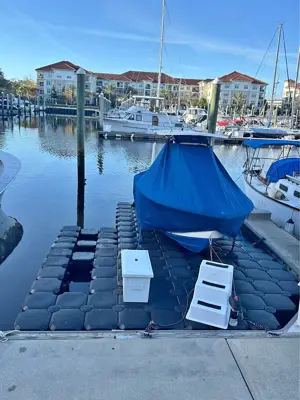 40 foot boat slip with dock