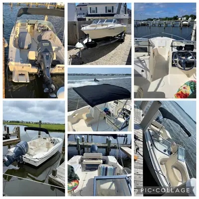 Scout Dorado Dual Console Boat with Yamaha 115HP Outboard and Trailer 18.5