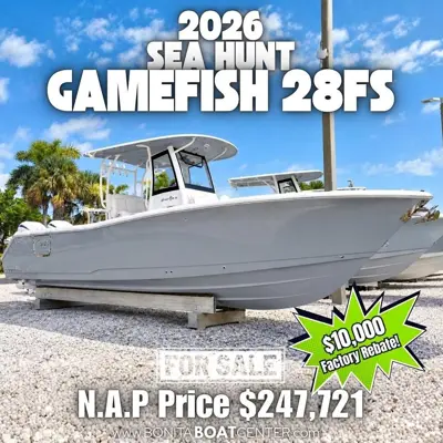 2026 Sea Hunt Gamefish 28FS