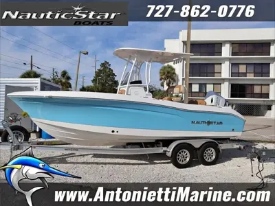 NEW 2026 NAUTICSTAR 222 OFFSHORE BOAT WITH SUZUKI 200HP OUTBOARD