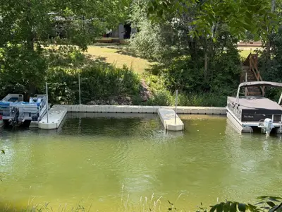 Dock Slips on Lake Zumbro