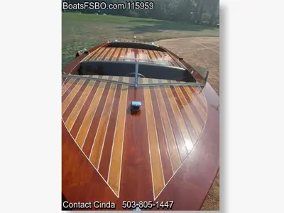 1960 DeFir Mahogany Ray DeFir Custom Built Runabout — 16ft