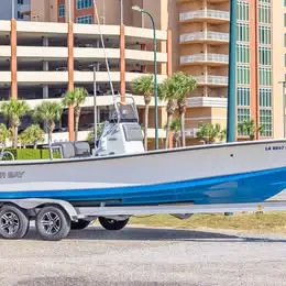 2015 BLAZER BAY 2400 W 2021 YAMAHA F300XCB