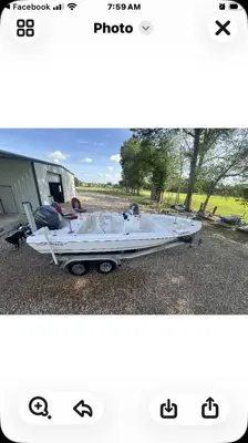 2008 22’ glassmaster center console