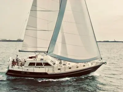 DESPERATE MUST SELL PEREGRINE TAYANA 460 PILOT HOUSE CUTTER NEW RIGGING, MAST STEP, BOTTOM