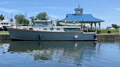 1963 Wiley hull 52, 40 ft custom trawler, wood/epoxy/glass