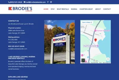 Brodie's Lakeside Marina, Boat Rentals & Lodging