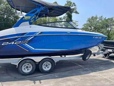 2019 Yamaha 242XE 24-foot jet boat with trailer