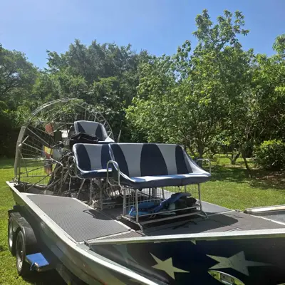 Airboat rebuilt completely.