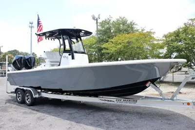 2026 Tidewater 2700 Carolina Bay powered by twin 300HP V8 Mercury's!