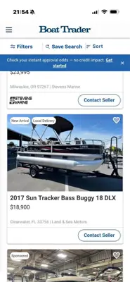 2017 Suntracker 18 DLX Pontoon