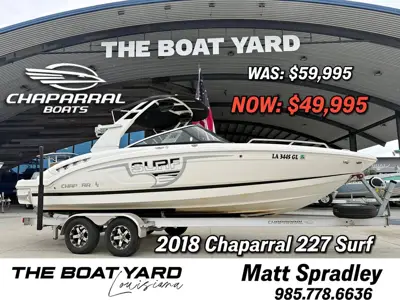 2018 Chaparral 227 SSX Surf