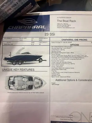 CHAPARRAL 23SSI W/ TRAILER OBO