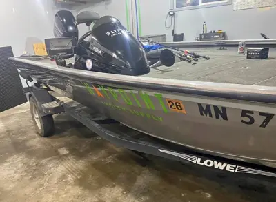 2019 Lowe Stinger 175 Aluminum Bass Fishing Boat 60hp Mercury 4 Stroke