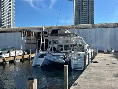 Boat slip downtown Fort Lauderdale