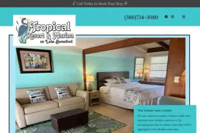 Tropical Resort & Marina on Lake Beresford
