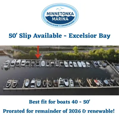 50' Boat Slip in Excelsior Bay, Lake Minnetonka