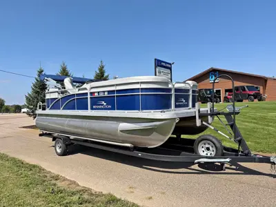 2023 BENNINGTON 20SV PONTOON – 90HP YAMAHA 🔥 WITH BUNK TRAILER