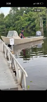 18 in Homemade skiff w 225 Yamaha 4 stroke
