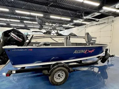 2024 Alumacraft Voyageur 175 Tiller 75Hp Mercury w/Trailer
