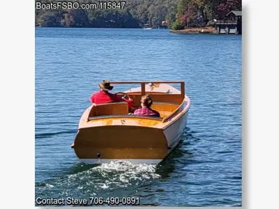 2025 Classic Style Wooden Boat Canadian Launch — 24ft