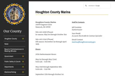 Houghton County Marina