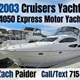 2003 Cruisers Yachts 4050 Express Motor Yacht