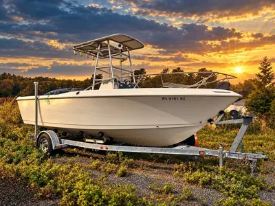 1997 PRO-LINE 200 — MERCURY 150 HP + TRAILER