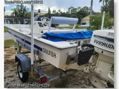 1989 Sailfish 170cc Skiff — 17ft