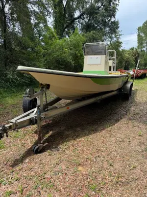 2011 Tran Craft 2480 with trailer