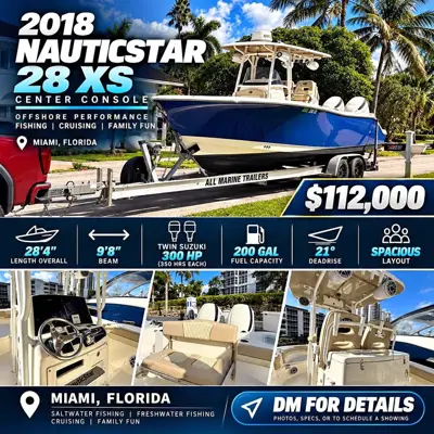 2018 NauticStar 28 XS