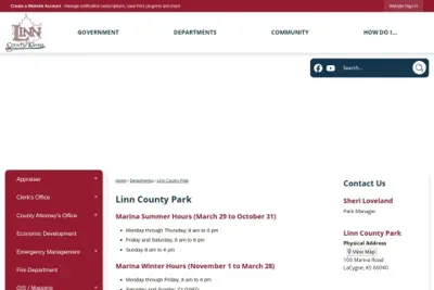 Linn County Park Marina