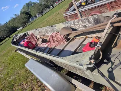 2020 Custom skiff crawfish skiff.