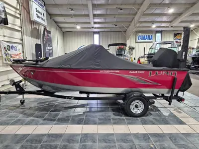 2020 PreOwned Lund 1675 adventure sport~90hp w/89 hours + single axle trailer