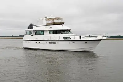 54 Hatteras Motor Yacht 1988 New Interior Loaded. Only 1500 hours