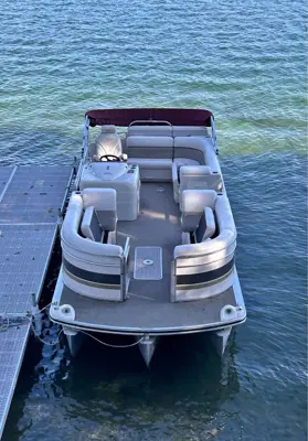 2006 Harris 240 Classic Tritoon Pontoon Boat with Mercury 175 hp Verado