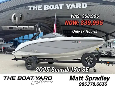 2025 Scarab 195 SE Jet Boat
