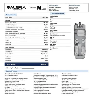 2027 Alera M25LA
