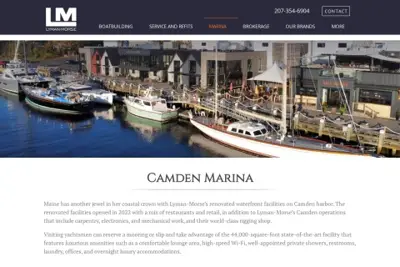 Lyman-Morse at Wayfarer Marine (The Wharf Camden)