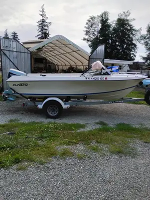 1984 17'ft Olympic Fishing Boat Sale or Best Offer
