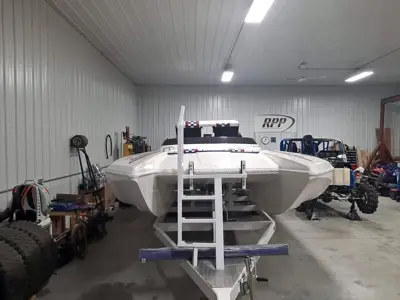 1999 Eliminator 25ft performance open bow catamaran - custom