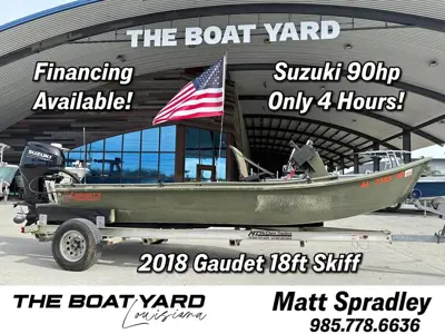 2018 Gaudet 18ft Aluminum Skiff