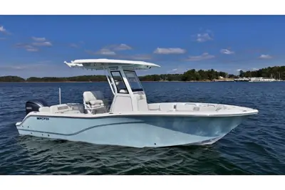 2026 Sea Fox 248 Commander powered by a 300HP Yamaha.